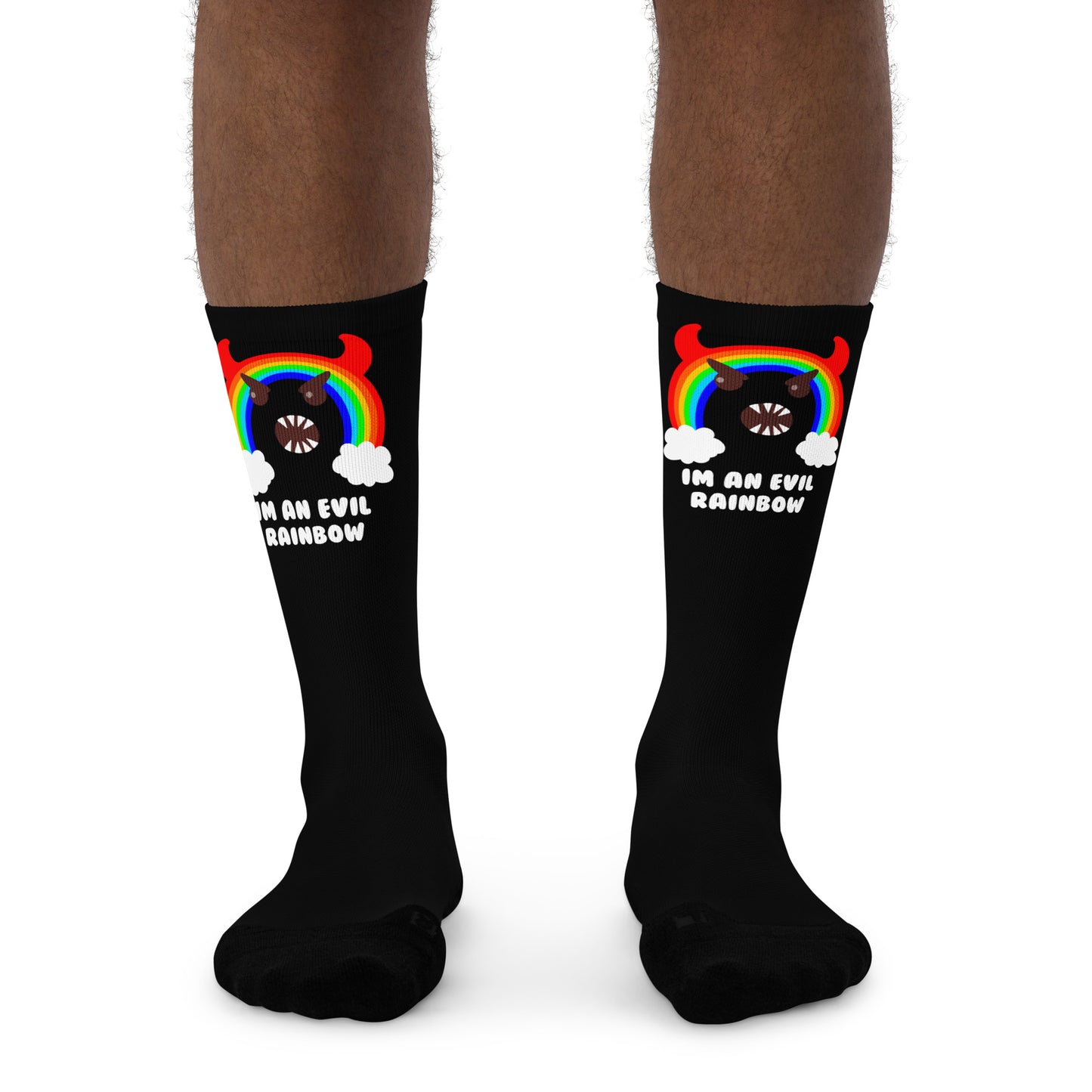 Evil Rainbow socks