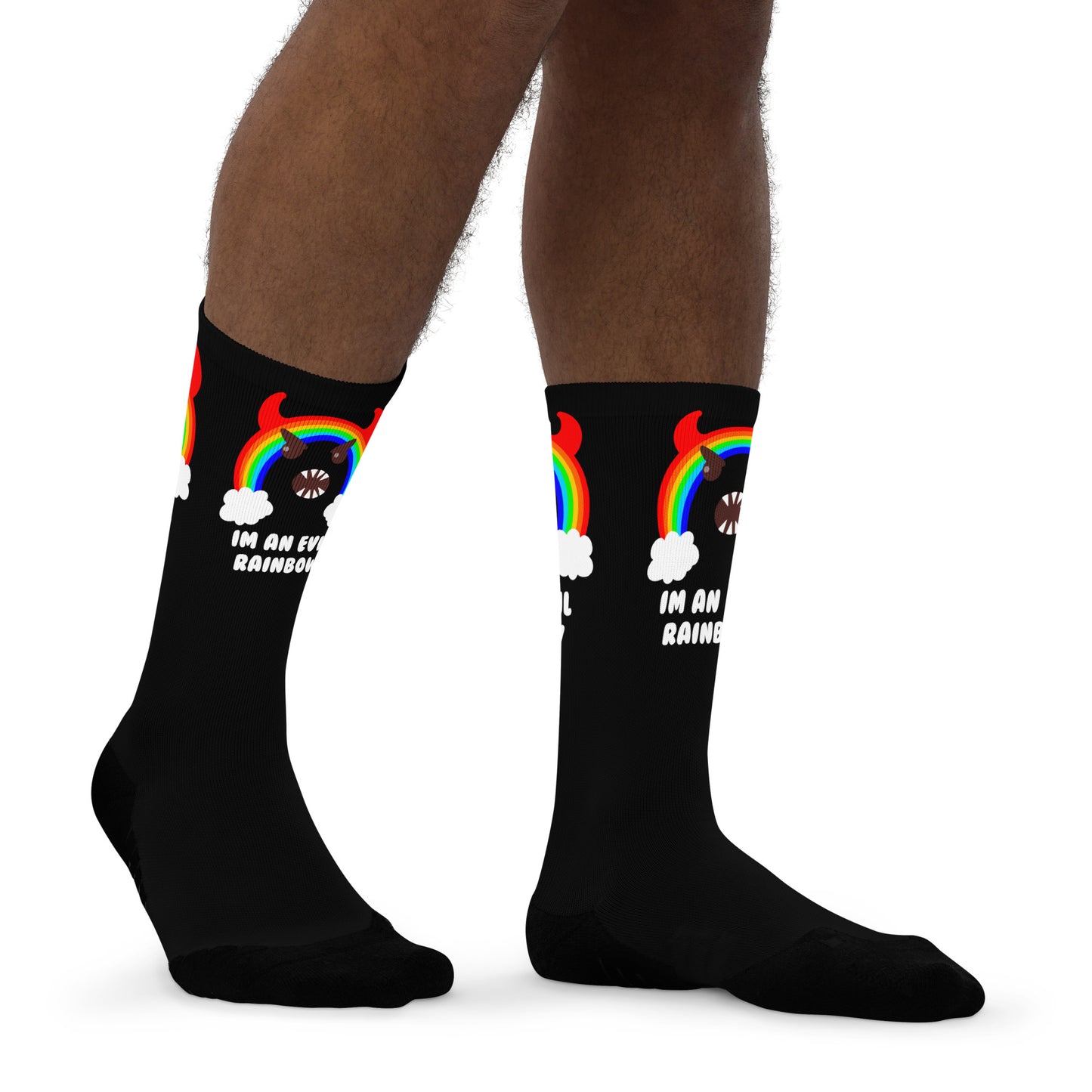 Evil Rainbow socks